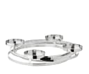 EDZARD Adventskranz Annabel Silber 34 cm Bild 1