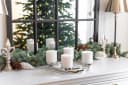 EDZARD Adventskranz Annabel Silber 34 cm Bild 4