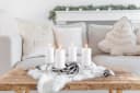 EDZARD Adventskranz Alloa Silber 33 cm Bild 1