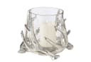 EDZARD Windlicht Kingston Silber Geweih-Motiv Bild 2