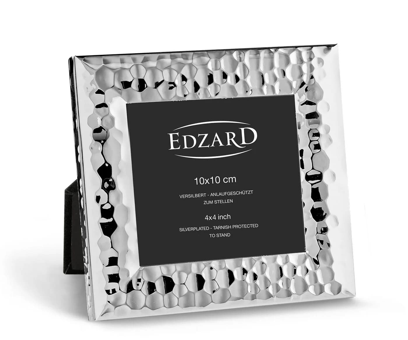 EDZARD Bilderrahmen Gubbio 10x10 cm Versilbert Hochglanz - Bild 2
