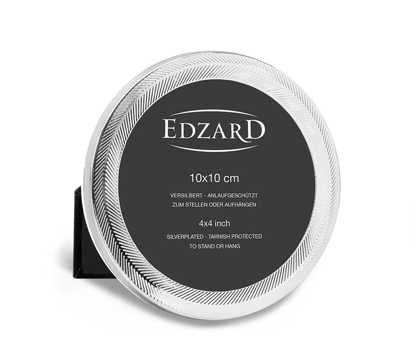 EDZARD Bilderrahmen Pepe Versilbert Anlaufgeschützt 10x10 cm - Bild 2
