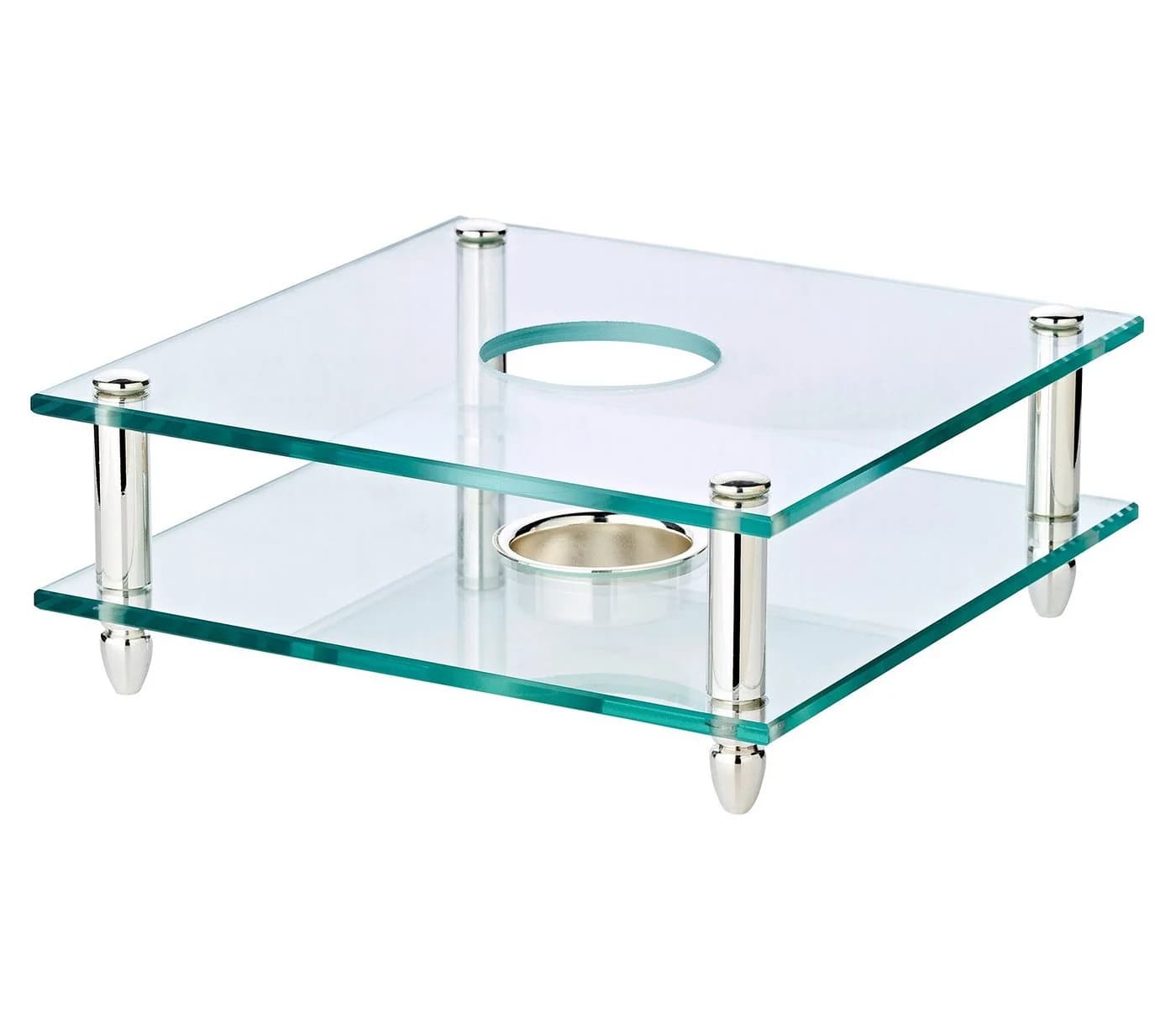 EDZARD Teestövchen Carmen Glas Silber - Bild 3