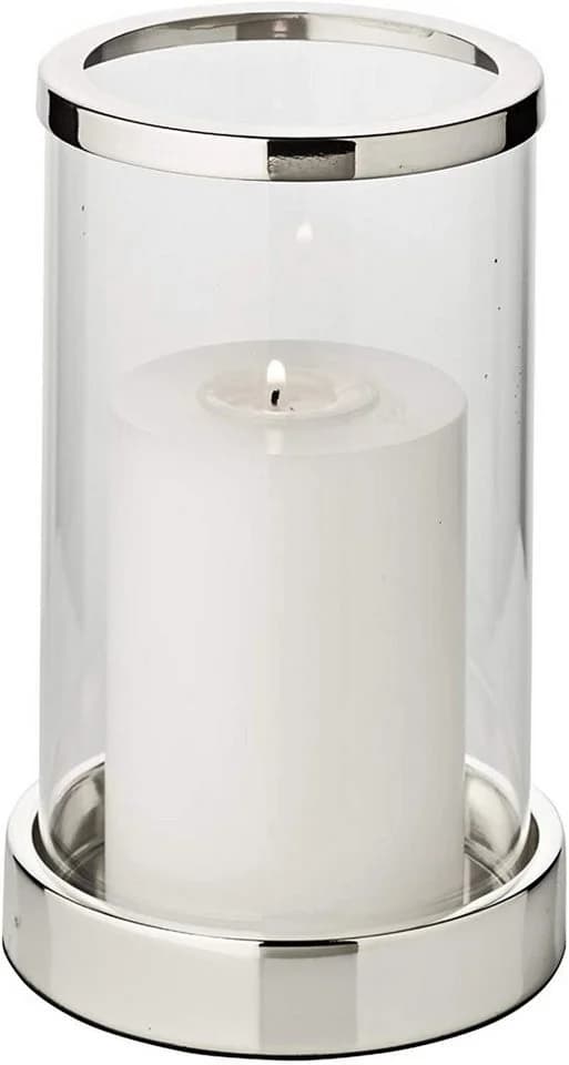 EDZARD Windlicht Sanremo Silber Kristallglas - Bild 2