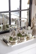 EDZARD Windlicht Sanremo versilbert Glas Bild 3