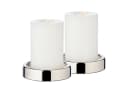 EDZARD Kerzenhalter Sanremo 2er-Set Vernickelt Ø10 cm Bild 2