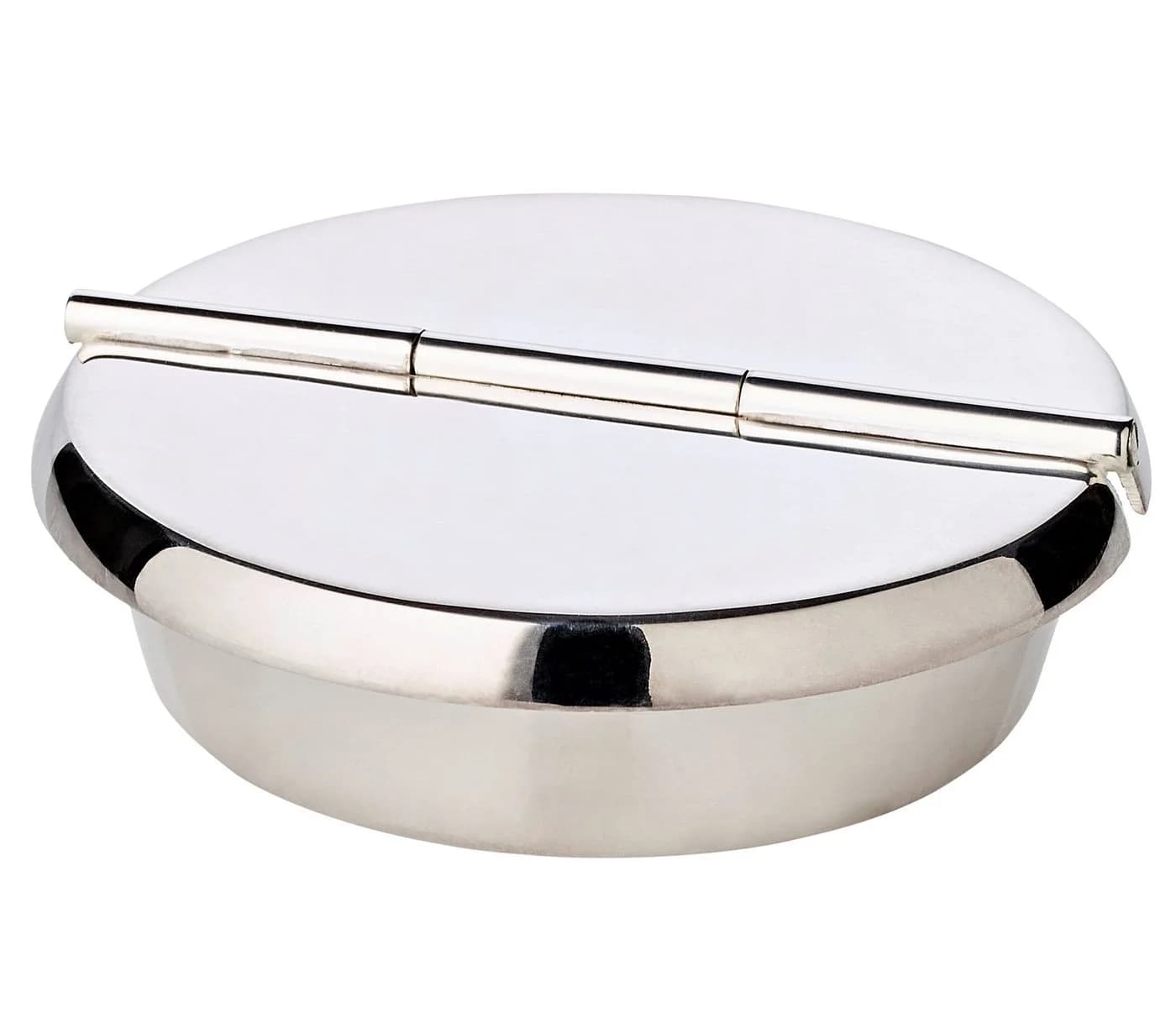 EDZARD Aschenbecher Ashburn mit Deckel Silber-Optik - Bild 2