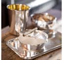 EDZARD Aschenbecher Ashburn mit Deckel Silber-Optik Bild 5
