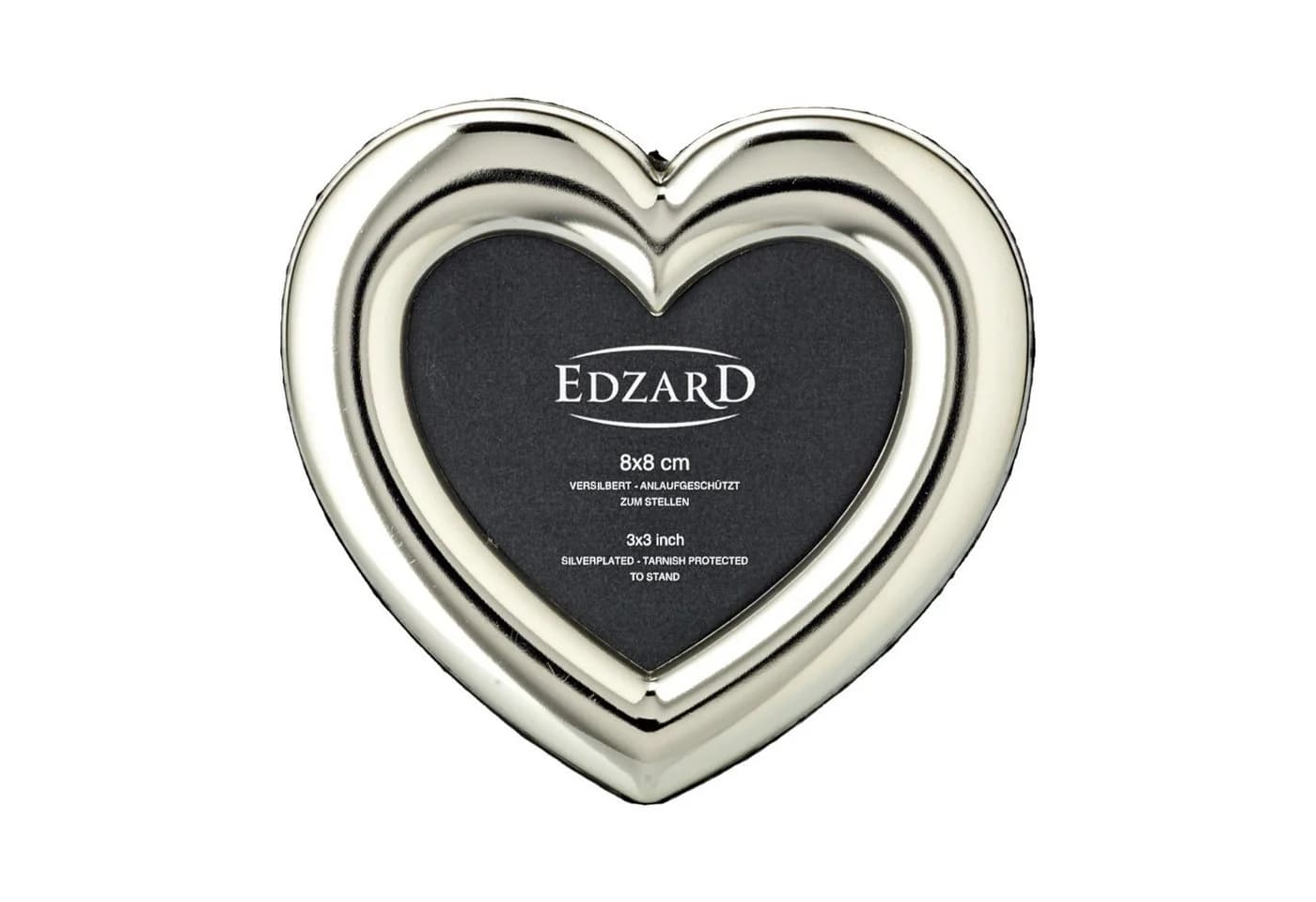 EDZARD Bilderrahmen Herz, 8x8 cm, Versilbert - Bild 2