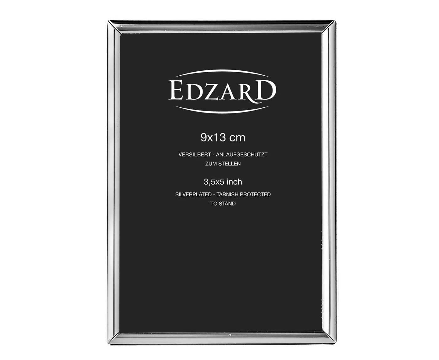 EDZARD Bilderrahmen Genua Silber Versilbert 9x13 cm