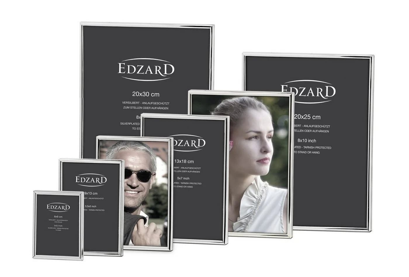 EDZARD Bilderrahmen Genua Versilbert 10x15 cm - Bild 4