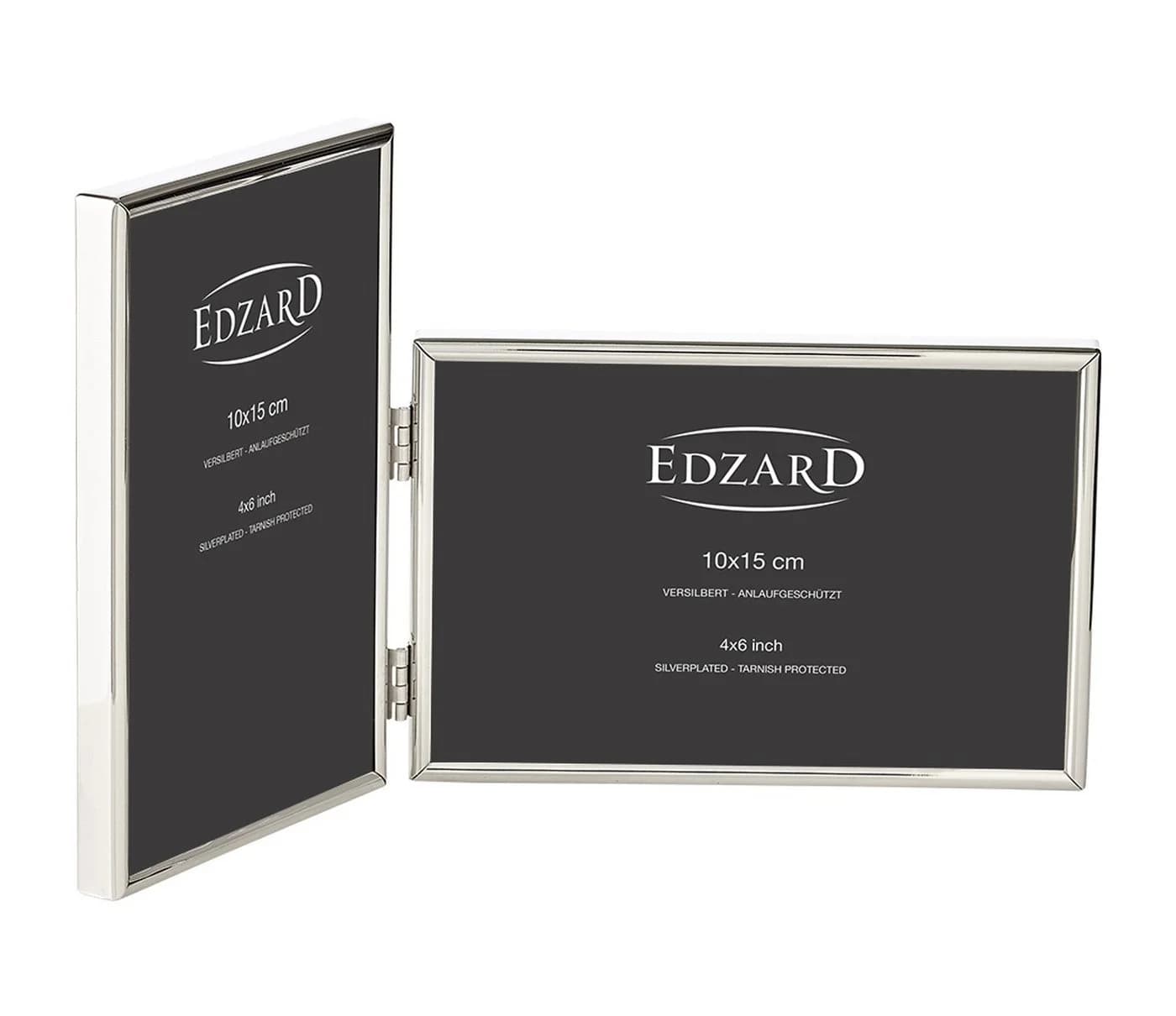 EDZARD Bilderrahmen Otto versilbert Doppelrahmen 10x15 cm - Bild 3
