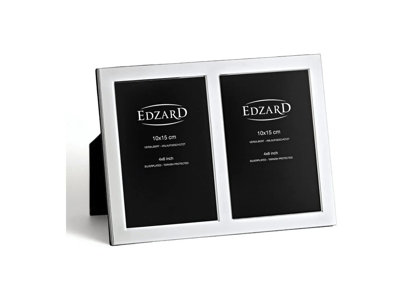 EDZARD Bilderrahmen Salerno Doppelrahmen Silber 10x15 cm - Bild 2