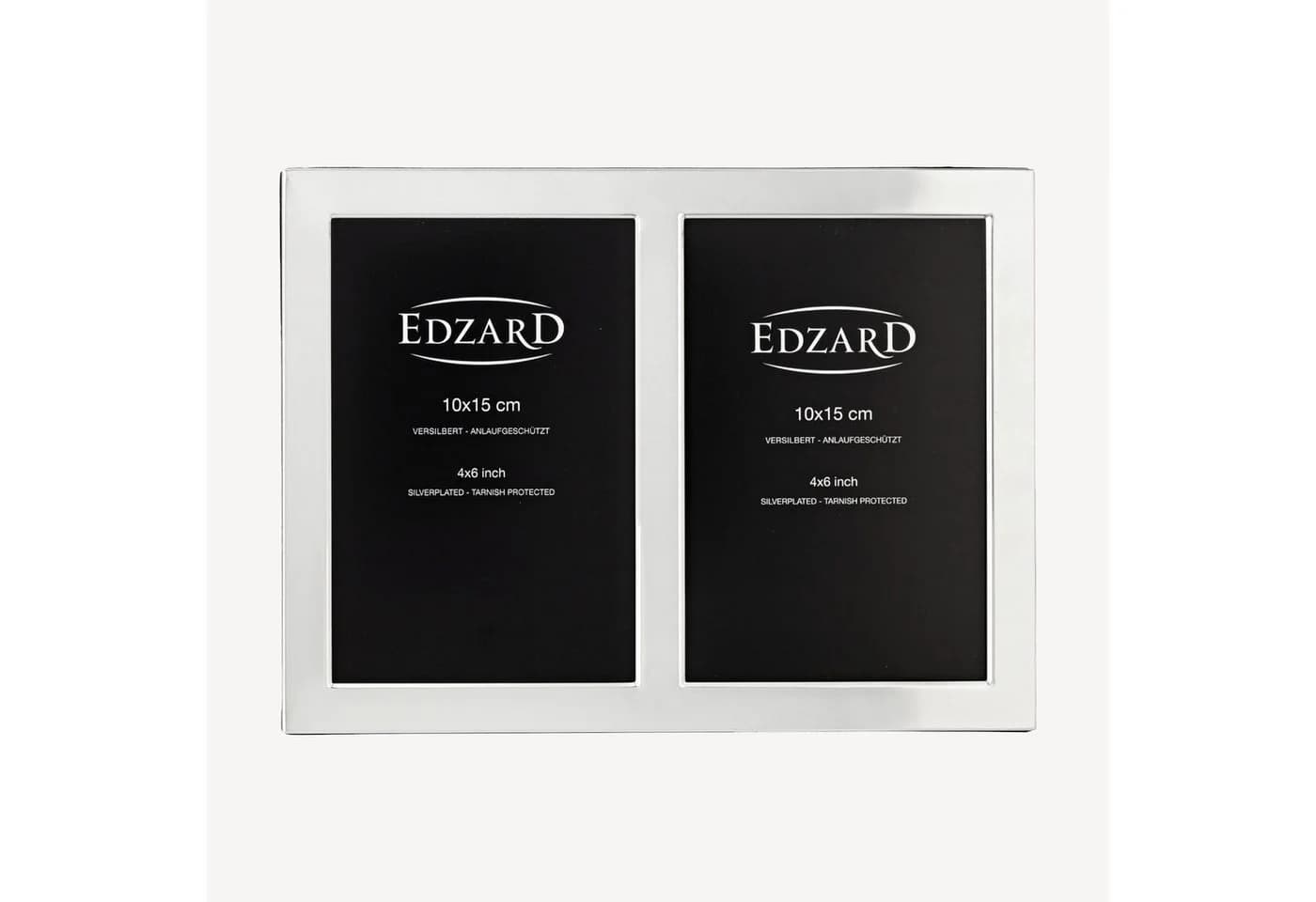 EDZARD Bilderrahmen Salerno Doppelrahmen Silber 10x15 cm - Bild 4