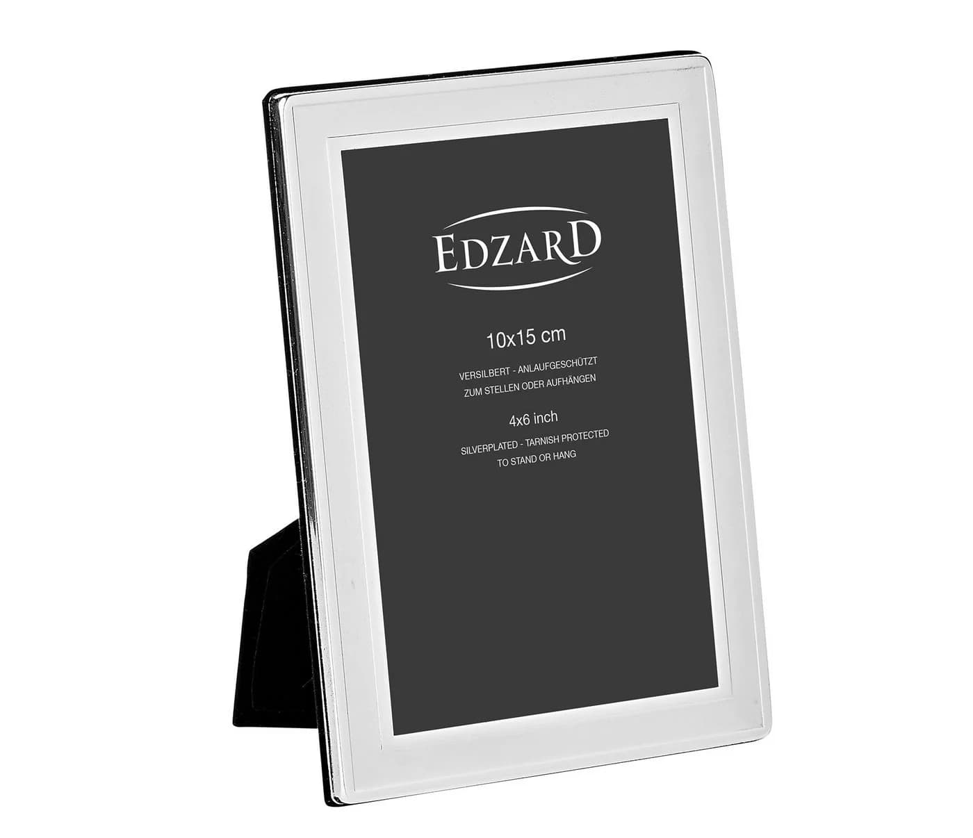 EDZARD Bilderrahmen Nardo versilbert für 10x15 cm Foto - Bild 2
