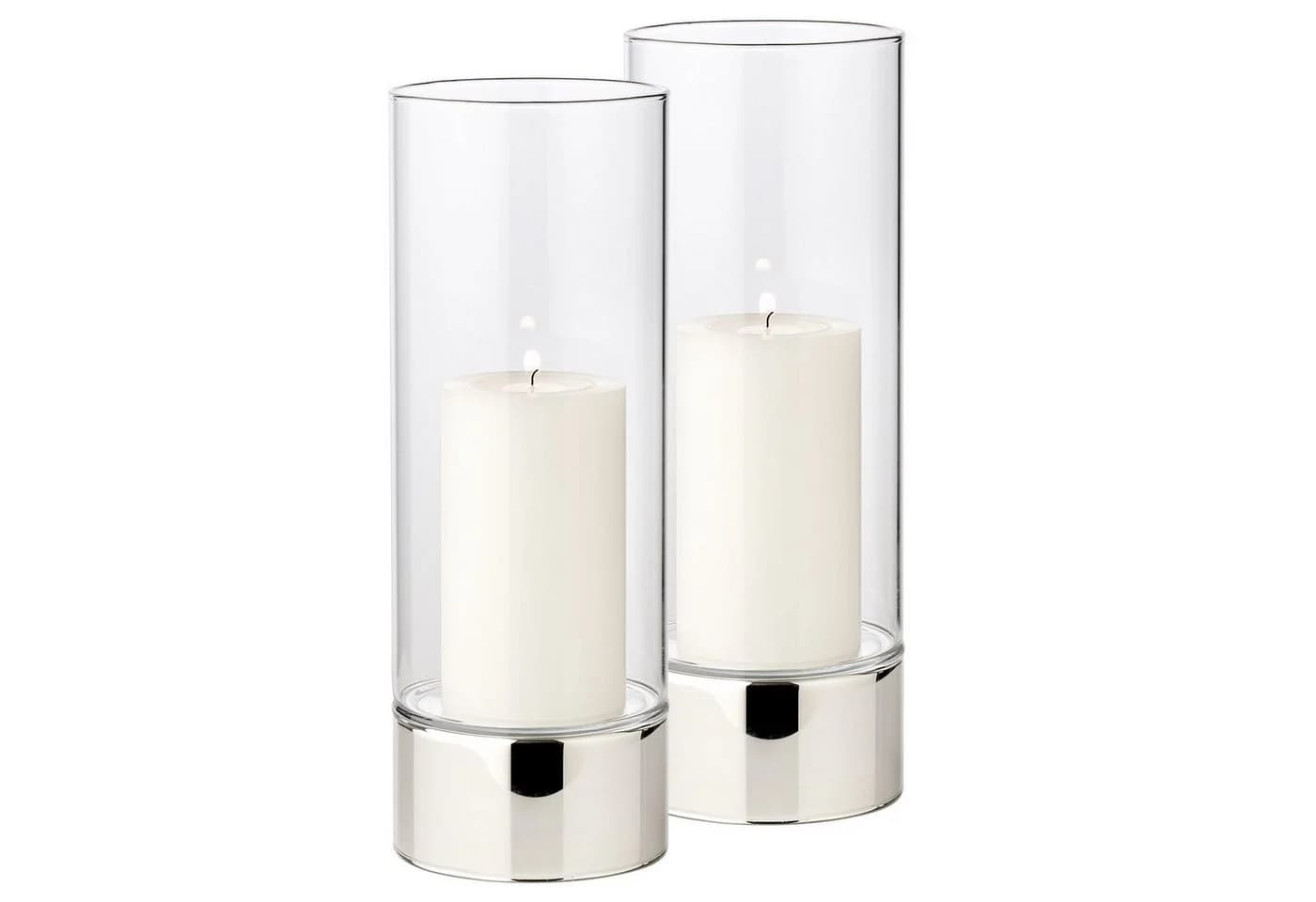EDZARD Windlicht Granada Silber 2er-Set - Bild 2