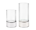 EDZARD Windlicht Granada 2er-Set Silber-Optik Bild 1