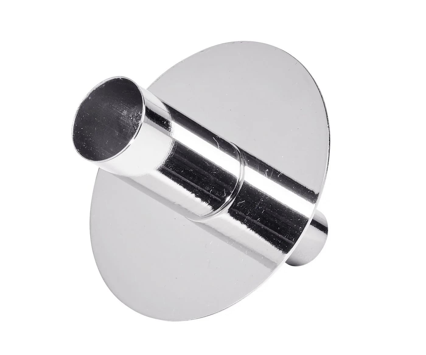 EDZARD Flaschenkerzenhalter Silber Edelstahl