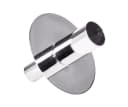 EDZARD Flaschenkerzenhalter Silber Edelstahl Bild 3