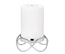 EDZARD Kerzenhalter Bastia 2er-Set Silber Edelstahl Bild 5