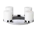 EDZARD Adventskranz Kaya Silber-Optik 36 cm Bild 1