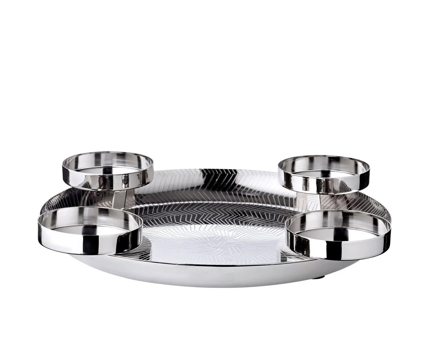 EDZARD Adventskranz Kaya Silber-Optik 36 cm - Bild 3