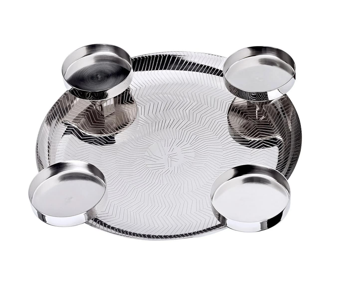 EDZARD Adventskranz Kaya Silber-Optik 36 cm - Bild 4
