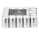 EDZARD Teelichter 100 Stück Weiß Premium Wachs Alu-Cup Bild 1