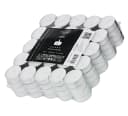 EDZARD Teelichter 100 Stück Weiß Premium Wachs Alu-Cup Bild 2