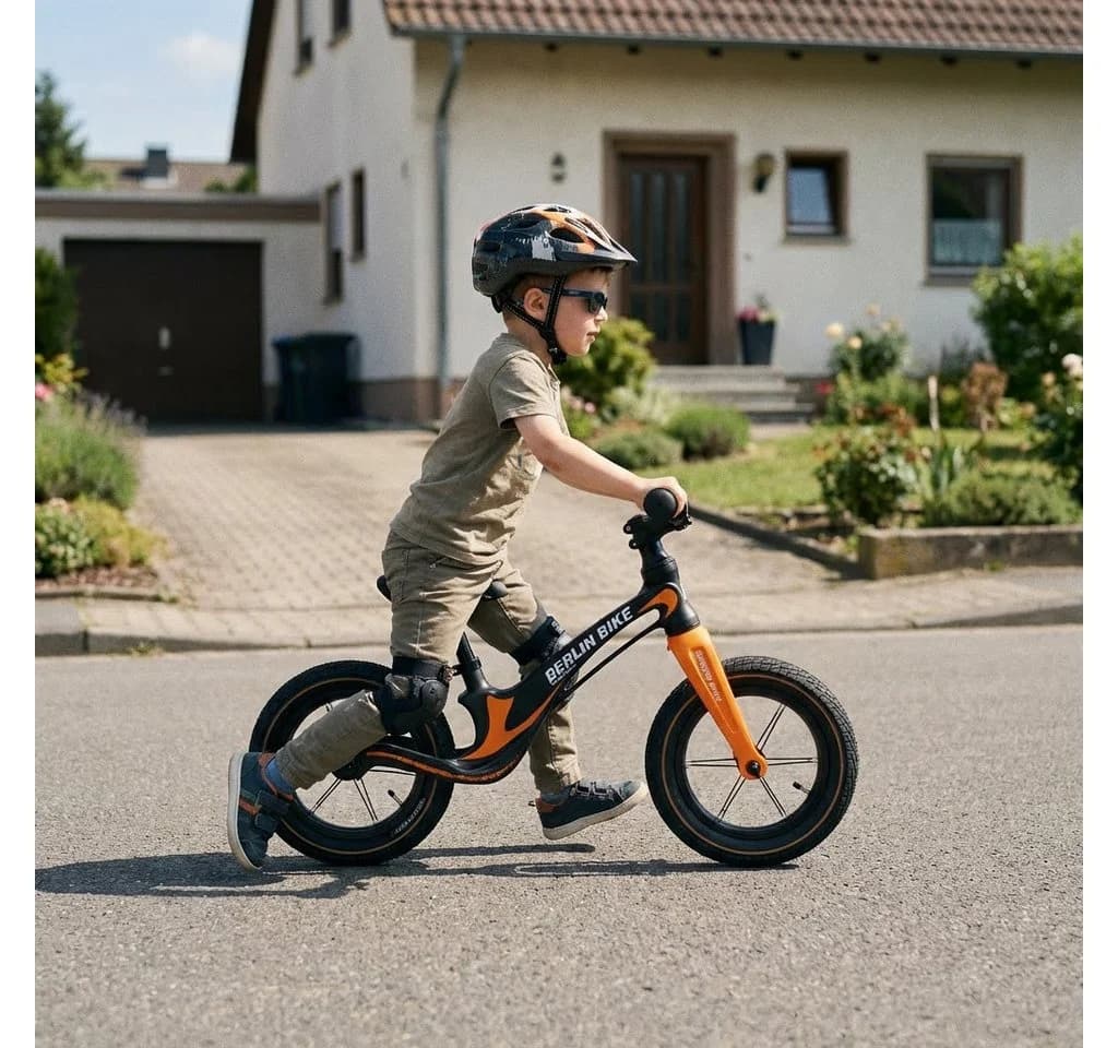 BERLIN BIKE Kinderlaufrad 12 Zoll Orange Magnesium
