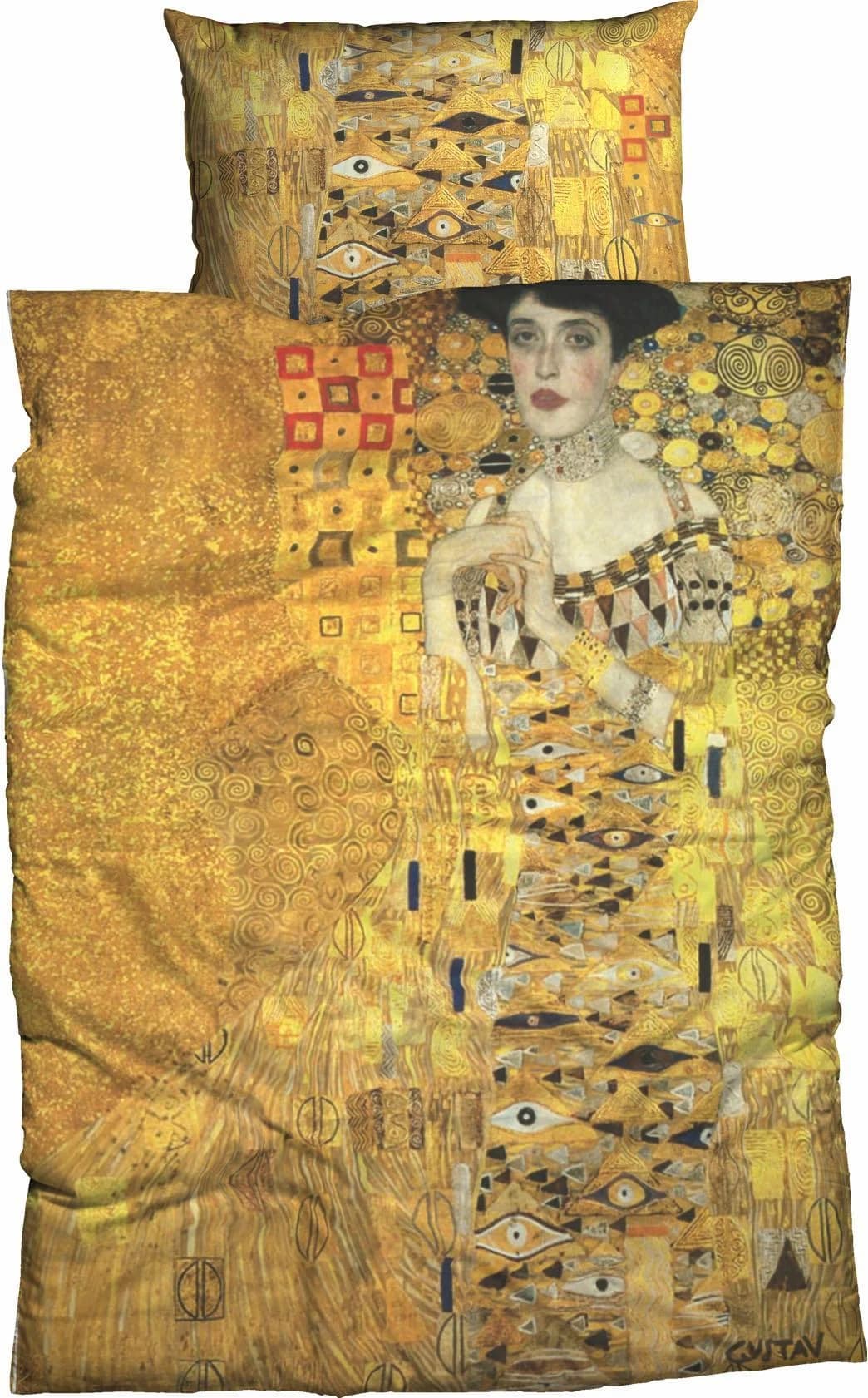 Goebel Bettwäsche Adele Bloch Gold Satin 100% Baumwolle