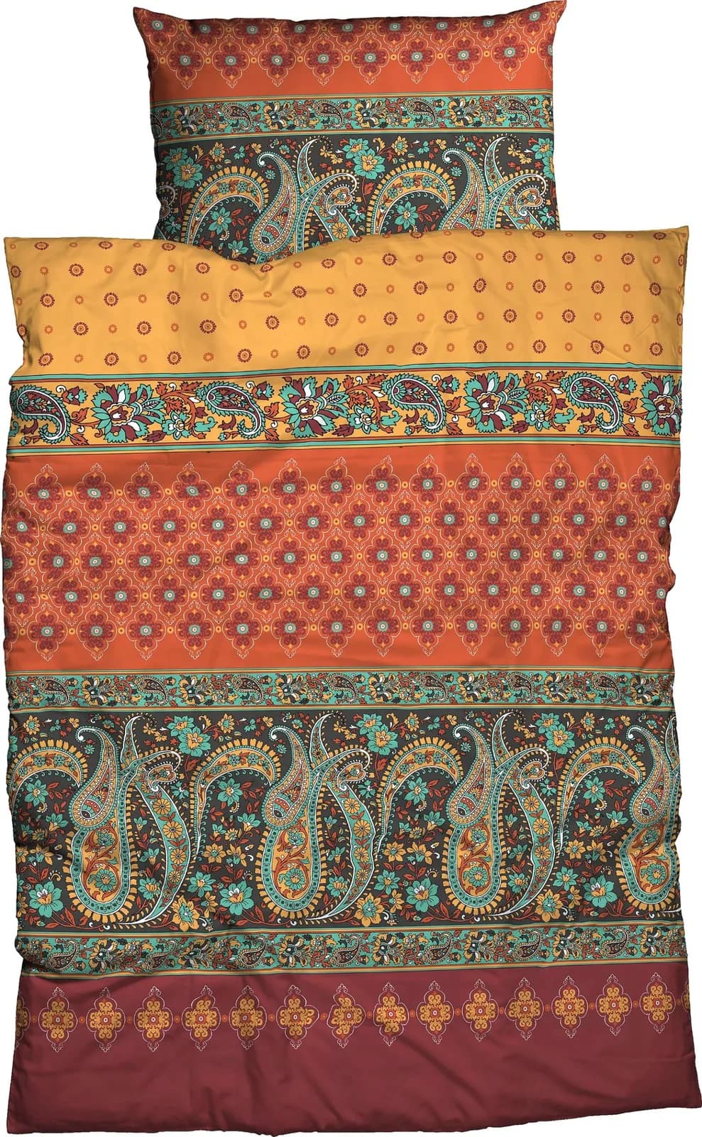 CASATEX Bettwäsche Murillo Paisley Orientalisch Terra