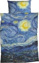 GOEBEL Bettwäsche Sternennacht Blau Satin 135x200cm Bild 2