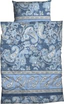 CASATEX Bettwäsche Sentta Blau Satin Paisley Bild 4