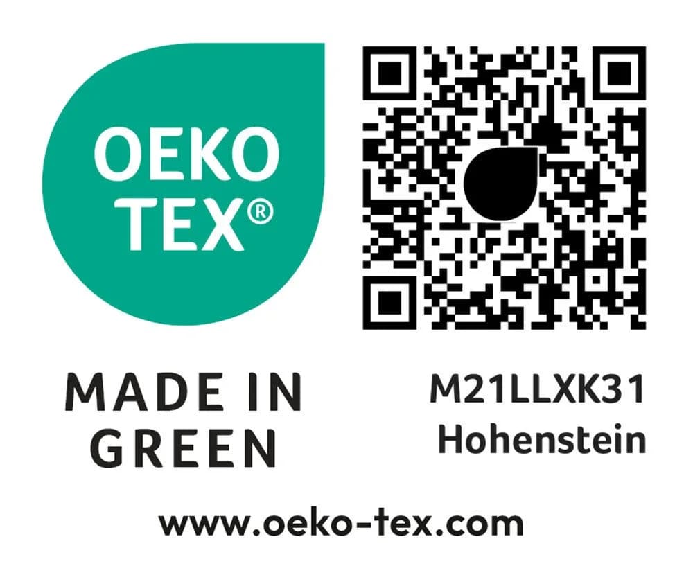 CASATEX Bettwäsche Orsa Satin 100% Baumwolle Grün Silber Gestreift - Bild 3