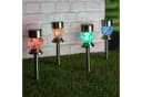 Haushalt International LED Solarleuchte 4er Set Farbwechsel Gartenstecker Bild 2