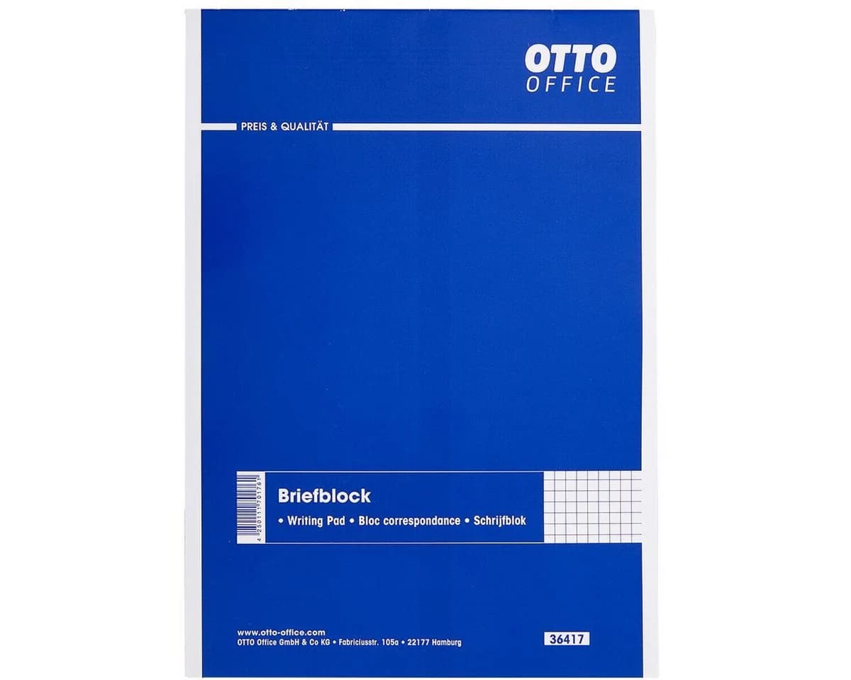 Otto Office Notizblock A5 Kariert Weiß - Bild 2