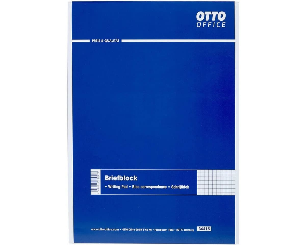 Otto Office Notizblock Briefblock A4 kariert weiß - Bild 2