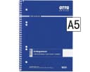 Otto Office Collegeblock A5 Kariert Blau 80 Blatt Bild 2