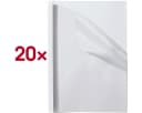 Otto Office Thermo-Bindemappe 1,5 A4 Weiß Leinenstruktur Bild 2