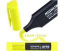 Otto Office Marker Highliner Textmarker mit Keilspitze Gelb Bild 2