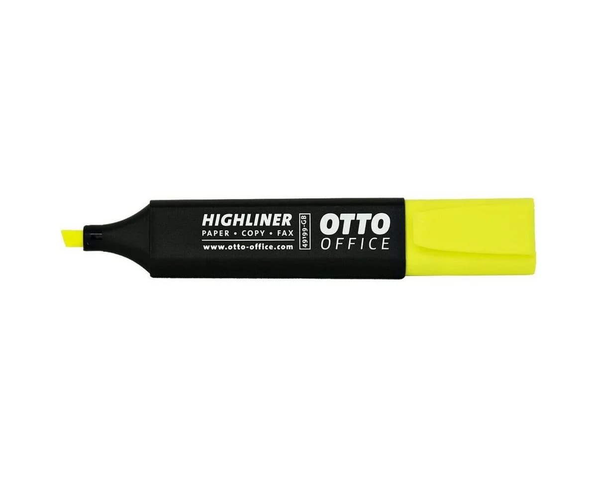 Otto Office Marker Highliner Textmarker mit Keilspitze Gelb - Bild 3