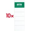 Otto Office Etiketten für Ordner 10 Stück Weiß Selbstklebend Bild 1