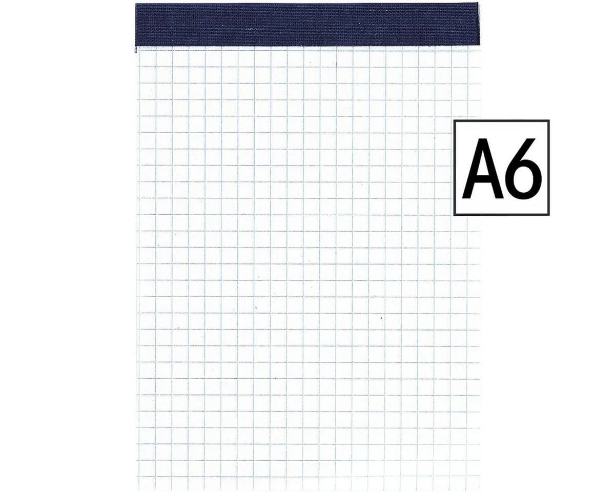 Otto Office Notizblock DIN A6 Kariert 10er-Pack