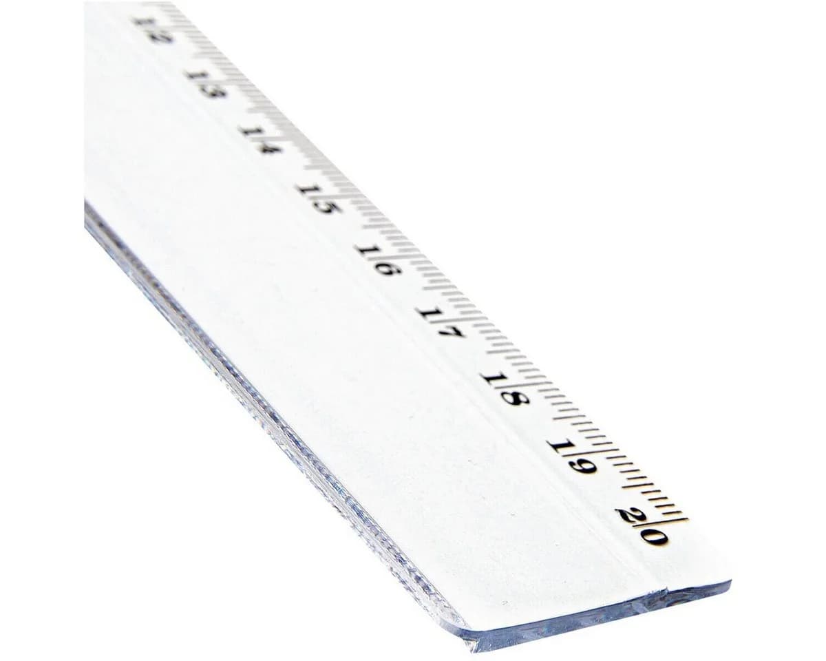 Otto Office Lineal 20 cm transparent mit Tuschekante - Bild 2