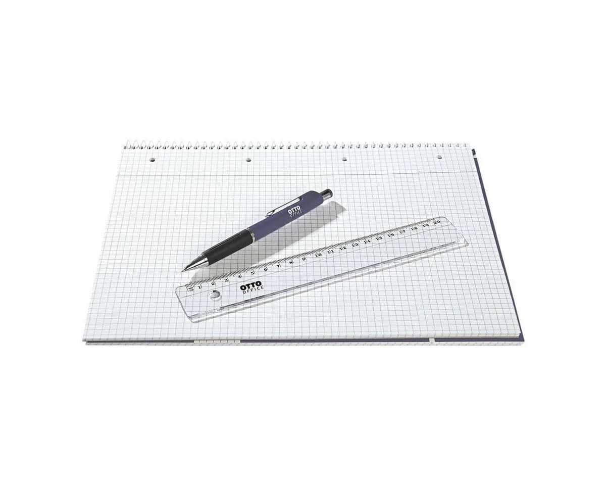 Otto Office Lineal 20 cm transparent mit Tuschekante - Bild 4