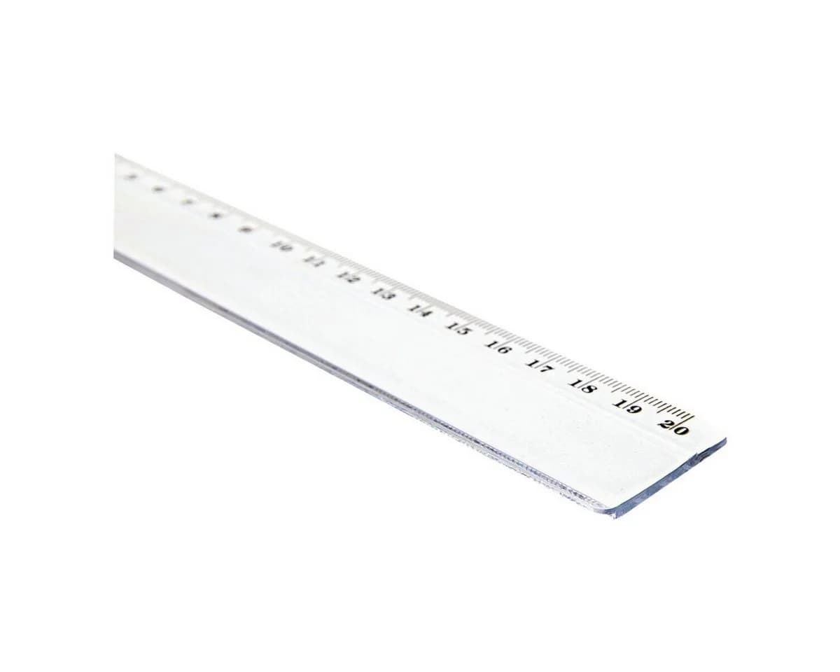 Otto Office Lineal 20 cm transparent mit Tuschekante - Bild 5