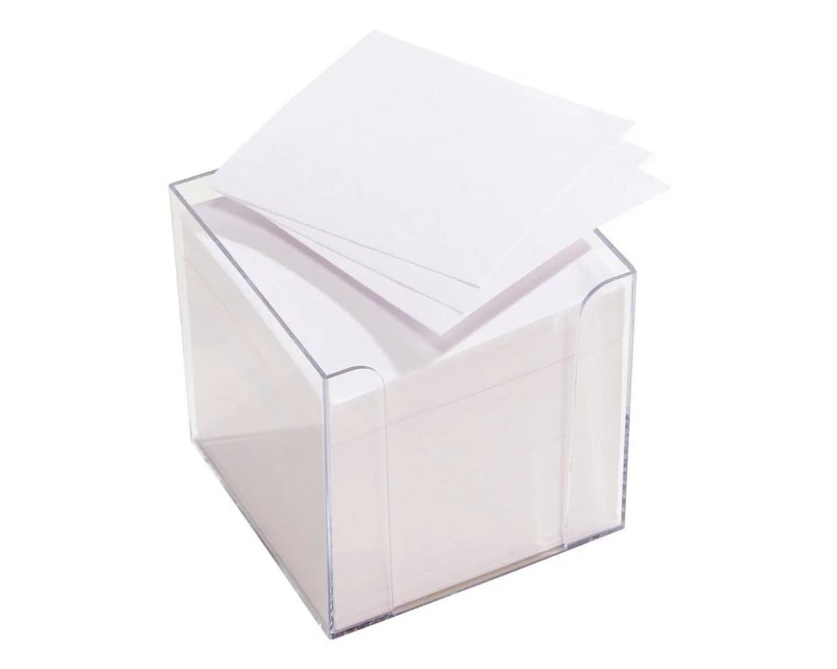 Otto Office Zettelbox 9x9 cm mit 700 Blatt weißem Papier - Bild 4