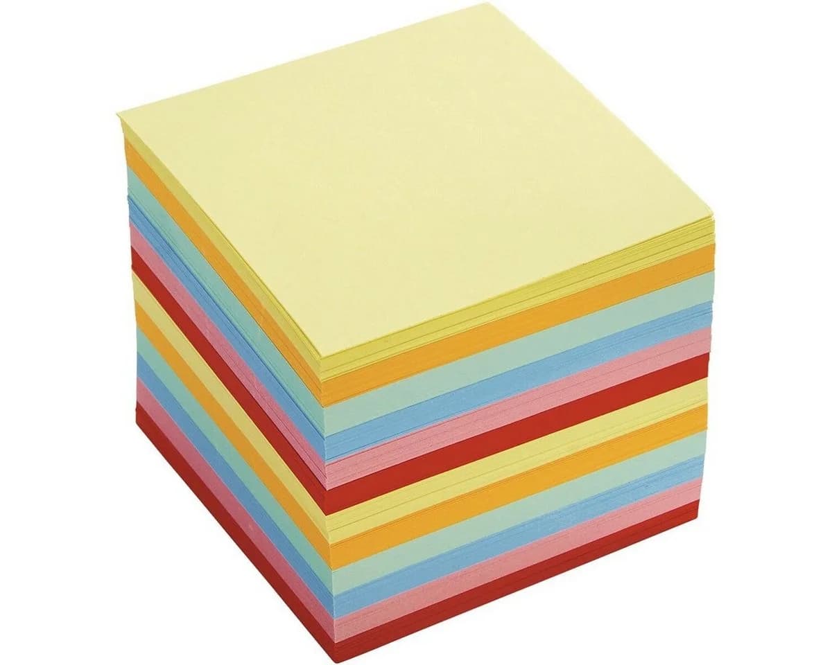 Otto Office Notizzettel 90x90 mm 700 Blatt Bunt Lose - Bild 3