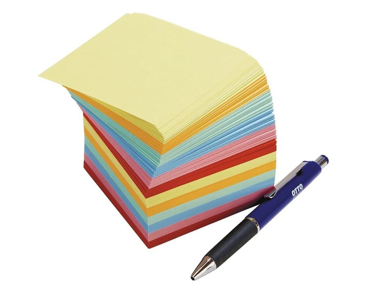 Otto Office Notizzettel 90x90 mm 700 Blatt Bunt Lose - Bild 4